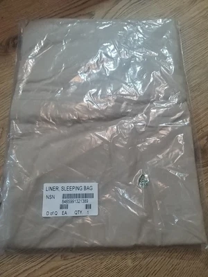 £8.99 • Buy NEW British Army Cotton Sleeping Bag Liner - Travel Camping Hotel Hostel Sheet