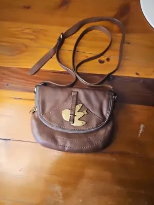 Marc Jacobs Brown Leather Petal To The Metal Small Crossbody • $45.99