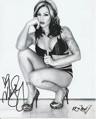 Velvet Sky Autographed 8x10 WWE TNA Sexy Free Shipping H106 • $22.99