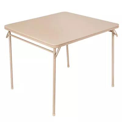 Cosco 34in. Square Vinyl Top Folding Card Table Height 28.38 In Width 33.81 • $47.99