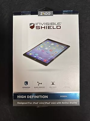 Zagg High Definition Invisible Shield Screen Protector For IPad Mini • $5