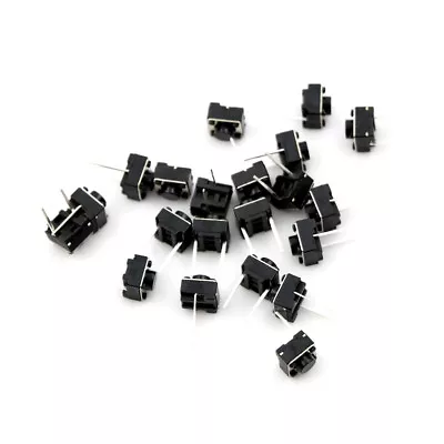 20Pcs Momentary Tactile Tact Push Button 2 Pin Switch DIP 6 X 6 X 5mm __- • $6.63