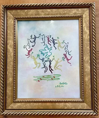 MAX KARP ENAMEL ON COPPER Picasso La Ronde The Dance Of The Youth Art Painting • $375