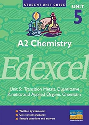 A2 Chemistry Edexcel Unit 5 : Transition Metals Quantitative Kine • £4.03