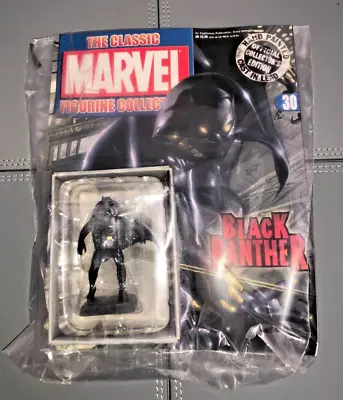 Eaglemoss Marvel Classic Collection Black Panther No 30 Display Figure And Mag • £9.99
