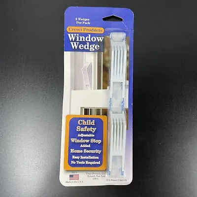 Window Wedge Child Safety Adjustable Window Stop Home Security Cresci Products • $9.99