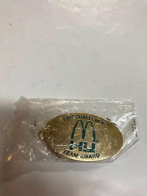 Vintage McDonald’s Keychain Lab Challenge Team Award Green Arches Original Bag • $29.99