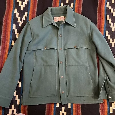 CC FILSON Vintage Wool Jacket Green OFFICIAL UNIFORM USDA FOREST SERVICE Men S • $400