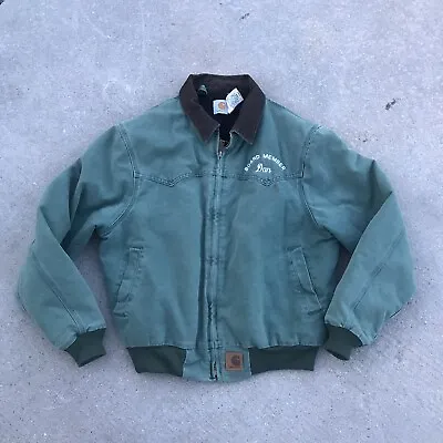 Carhartt Santa Fe Jacket XL Wyo Fire Dept Stitch 90s Vintage Corduroy JQ2394 • $199.99