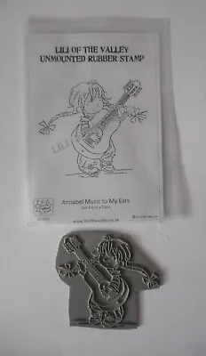 Lili Of The Valley Rubber Stamp Annabel Music To My Ears ST499 • £4.99