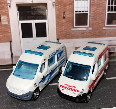 Lot Of 2 Matchbox Renault Master Ambulance New Loose Fresh From Package Die Cast • $7.85