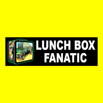 LUNCH BOX FANATIC Vintage STICKER The Munsters Superman Jetsons Star Trek Metal • $9.99