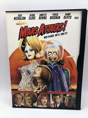 Mars Attacks! (DVD) Jack Nicholson Glenn Close Annette Bening Pierce Brosnan • $12.92