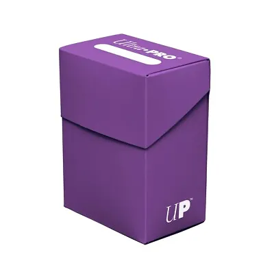 Ultra Pro Deck Box For Collectible Gaming Cards PURPLE Holds 80+ Sleeved Cards • $2.29