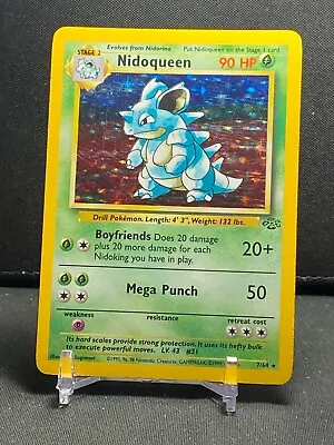 1999 Nidoqueen Holo-Foil Rare Pokemon Card Jungle 7/64 • $15