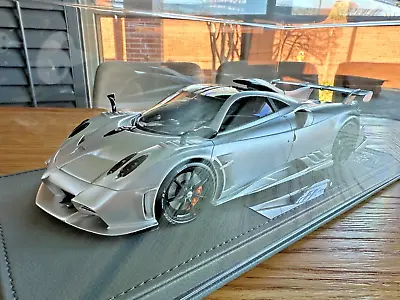 1/18 BBR Pagani Imola Titanium Matt Silver Limited Model With Display P18192D • $489.99