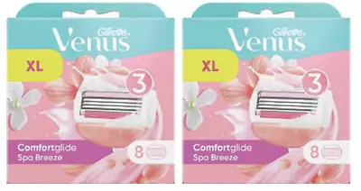 Gillette Venus Comfortglide Spa Breeze Refill Razor Blade Cartridges 16 Count • $32.99