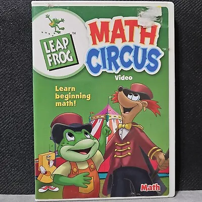 Leap Frog~Math Circus~Learn Beginning Math~Ages 3-6~DVD • $4.99