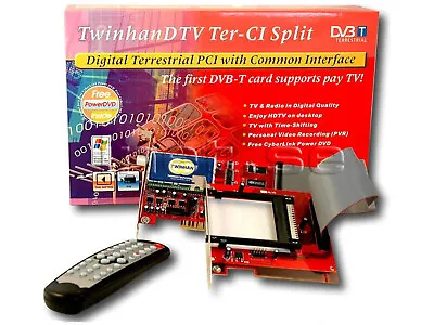 £0.99 • Buy Digital Terrestrial TV PCMCIA Card + CI SLOT Adaptor 