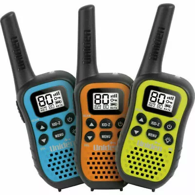 Uniden UH45-3 80 Channel UHF CB Hand Held Triple Colour Pack • $83.90