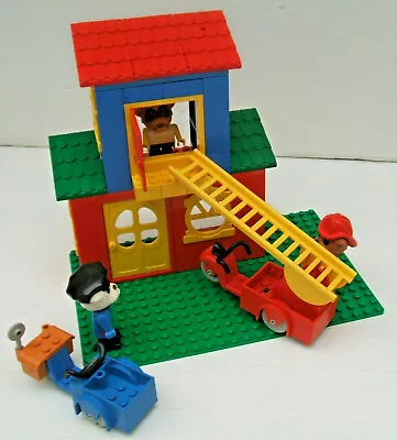 Lego Fabuland 3669 - Fire And Police Headquarters - 3 Figures • £22.31