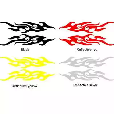 2pcs Car Stickers Reflective Flame Cars Decoration Fire Auto Mirror Sticker • $3.89