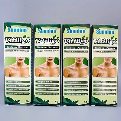 Vitiligo Herbal Treatment Ointment White/Sweat Spot Piebald 4PK X 20g Exp 12/24 • $16.80