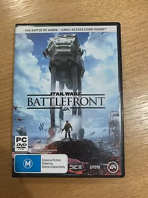 Star Wars Battlefront - Windows 7 8 10 PC DVD-ROM Game - LIKE NEW • $15