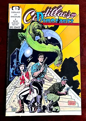 Cadillacs And Dinosaurs #4 - Mark Shultz!!  1991  Full Color • $4.05