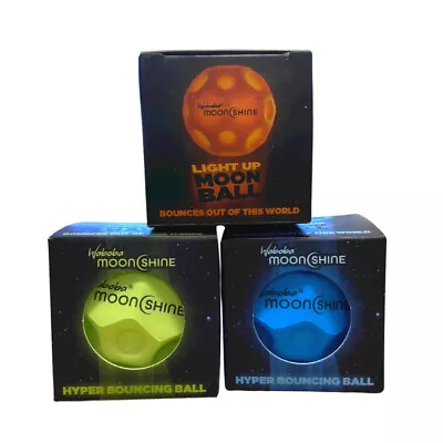 Waboba LED Bouncy Moonshine Ball Bounce To Light Up Cool Popping Noise • $10.99