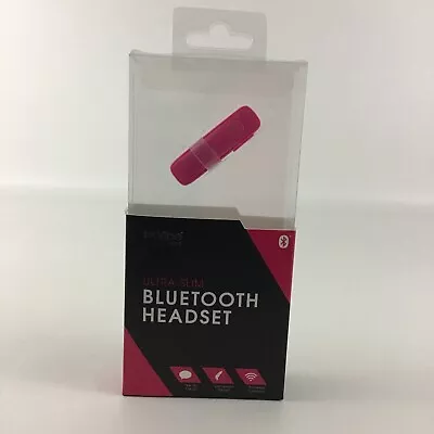 Vibe Sound Ultra Slim Bluetooth Headset Lightweight Pink Wireless New • $14.36