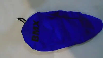 BMX Bicycle Seat Cover Vintage Max Bike Saddle Cover Old School BMX Adjust Blue • $13.99