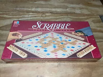 Vintage 1989 Scrabble Crossword Board Game Milton Bradley BRAND NEW SEALED • $27.99