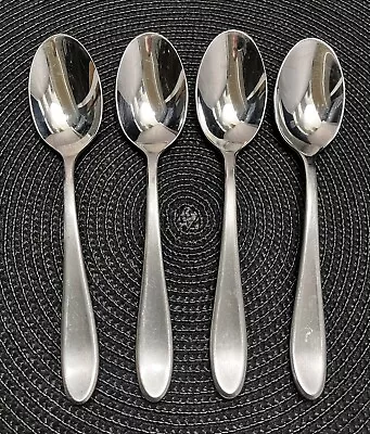 Mikasa PRESCOTT SATIN 18/10 Stainless 6 1/4” Teaspoons Flatware Set Of 4 • $36.95