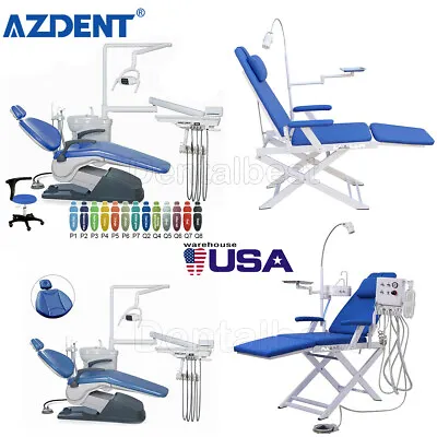 Dental Unit Chair Computer Controlled DC Motor Hard Leather / Dentist Stool • $165.59