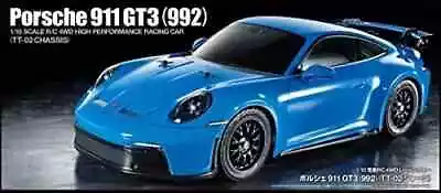 TAMIYA 1/10 Electric RC Car No.712 Porsche 911 GT3 (992) TT-02 Chassis 58712 GT2 • $142