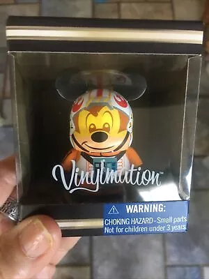 New Sealed Disney VINYLMATION Star Wars Mickey Mouse X Wing Pilot LUKE SKYWALKER • $15
