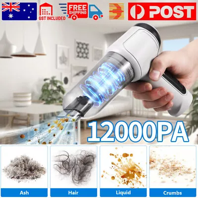 Powerful Rechargeable Car Vacuum Cleaner Wireless Handheld Vaccum Clean Dry Wet • $17.49