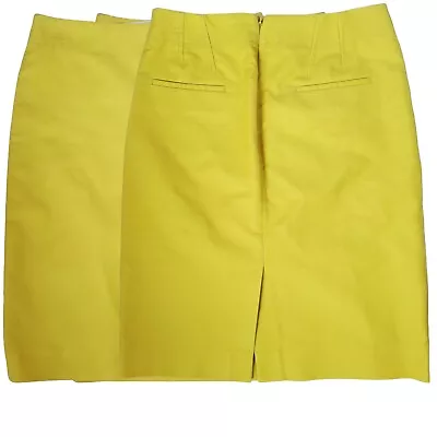 J Crew Size 6  No 2 Straight Pencil Skirt Light Apple Green Knee Length • $29.99