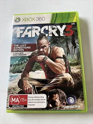 XBOX 360 | FAR CRY 3 | Microsoft PAL Game | Tested | Complete With Manual • $10