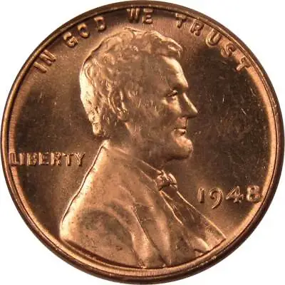 1948 Lincoln Wheat Cent BU Uncirculated Mint State Bronze Penny 1c Coin • $6.49