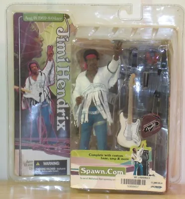   2 Jimi Hendrix McFarlane Spawn 7  Action Figures 2003 And 2004 • $149.95