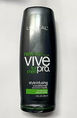  L'Oreal Vive Pro For Men Style Infusing Conditioner Fine & Normal Hair 13 Oz  • $12.59