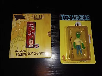  Andrew Renoylds Wooden BAKER Tech Deck And Toy Machine Turtle Boy Figure • $120