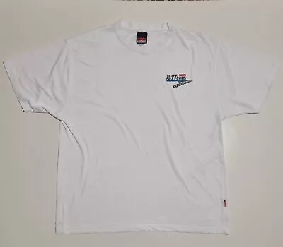 Vintage Makita Force Shift To Full Power White T-Shirt Size XL • $19.57