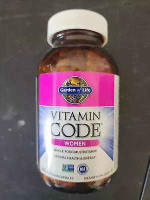 Garden Of Life Vitamin Code Women Multivitamin 240 Caps EXP 06/24+ - FREE Ship • $38.95