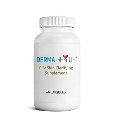 $58.40 • Buy Derma Genius Oily Skin Clarifying Supplement - Hormonal Cystic Acne Supplemen...
