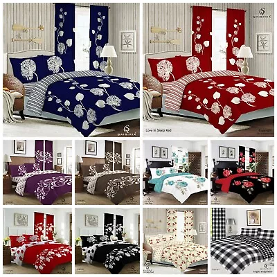 £14.99 • Buy Super King  Duvet Cover Quilt Set With Matching Fitted Sheet & Pillow Cases 