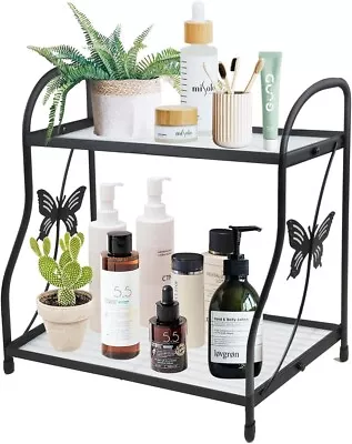 2 Tier Bathroom Countertop Organizer Storage Shelf Vanity Kitchen Organization • $18.49