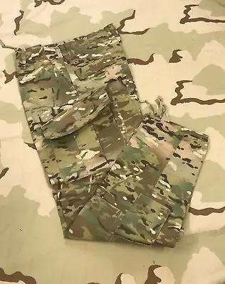 Trousers Multicam Army Combat Uniform Pants Fr Medium Xlong Nsn 8415-01-598-9864 • $49.95